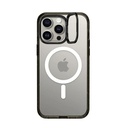 Casetify Magsafe Impact ring Stand Case for iPhone 15 Pro Max (Clear Black)