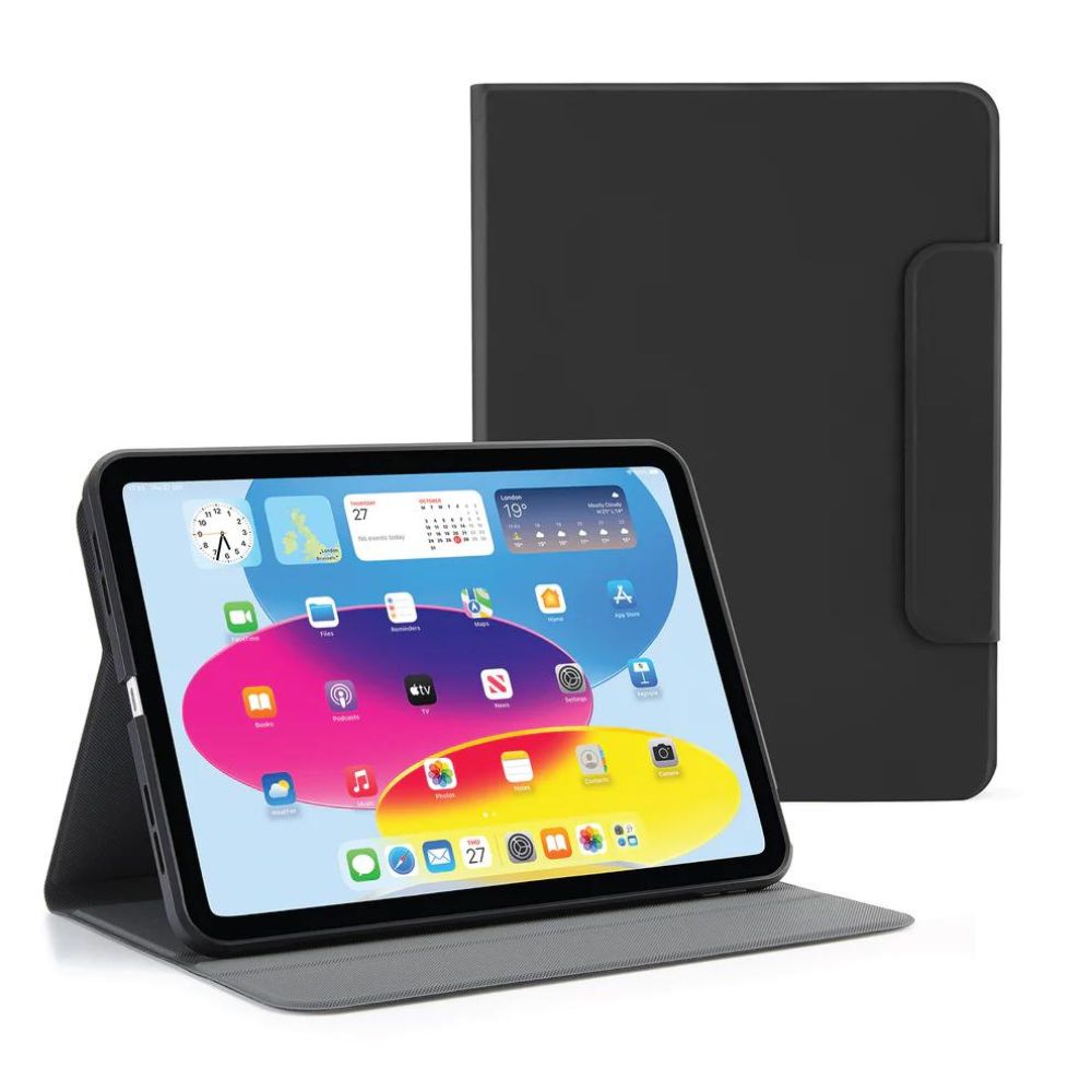 Pipetto Folio Case for iPad 10th Gen 2022 (Black)
