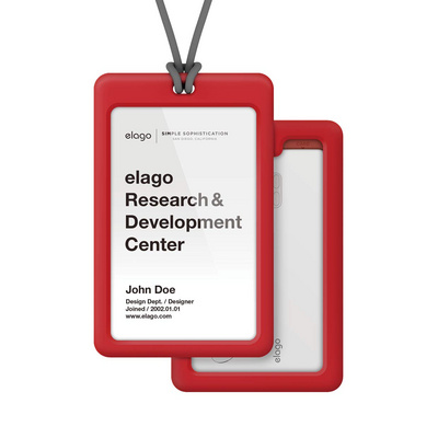 Elago iD4 ID Card Holder (Red/Dark Grey)