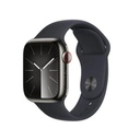 Apple Watch Series 9 GPS 41mm Midnight Aluminium Case with Midnight Sport Band S/M