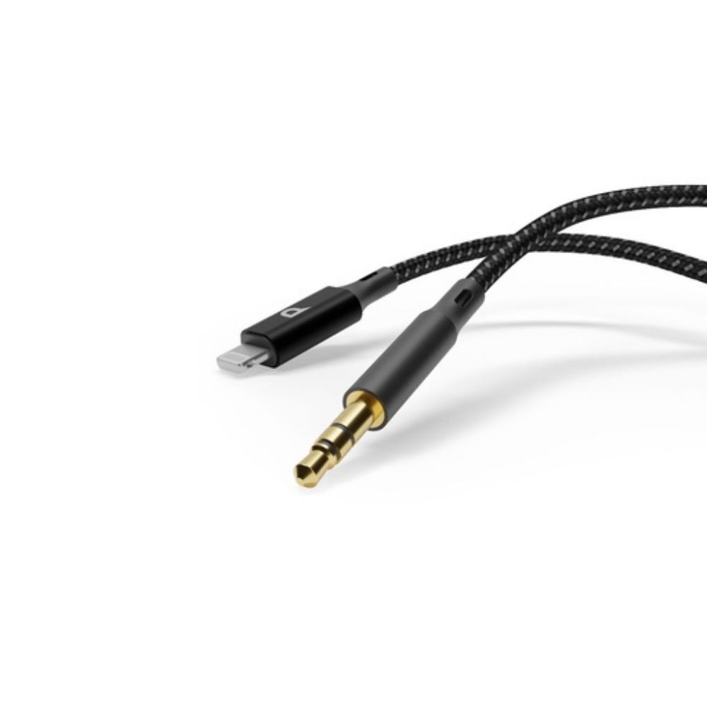 Powerology Braided AUX Lightning Audio Cable 1.2m