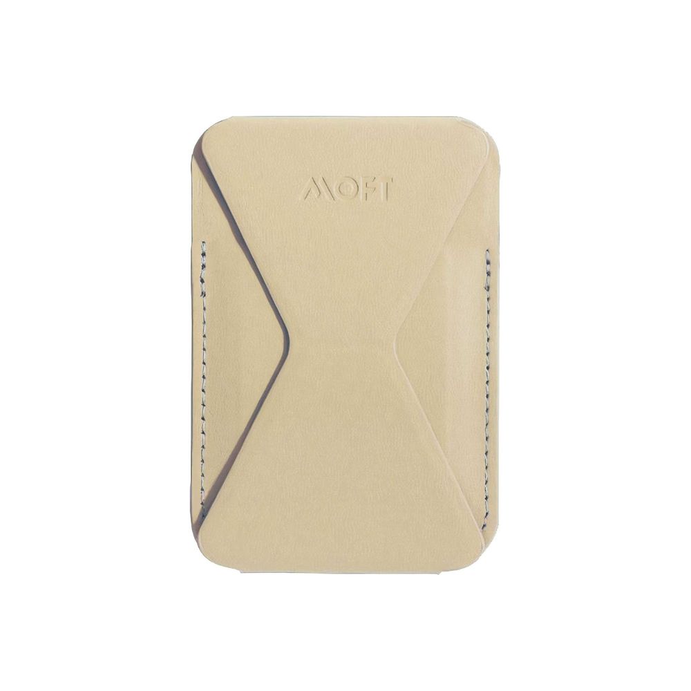 MOFT Snap-On MagSafe Stand &amp; Wallet (Beach White)