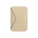 MOFT Snap-On MagSafe Stand & Wallet (Beach White)
