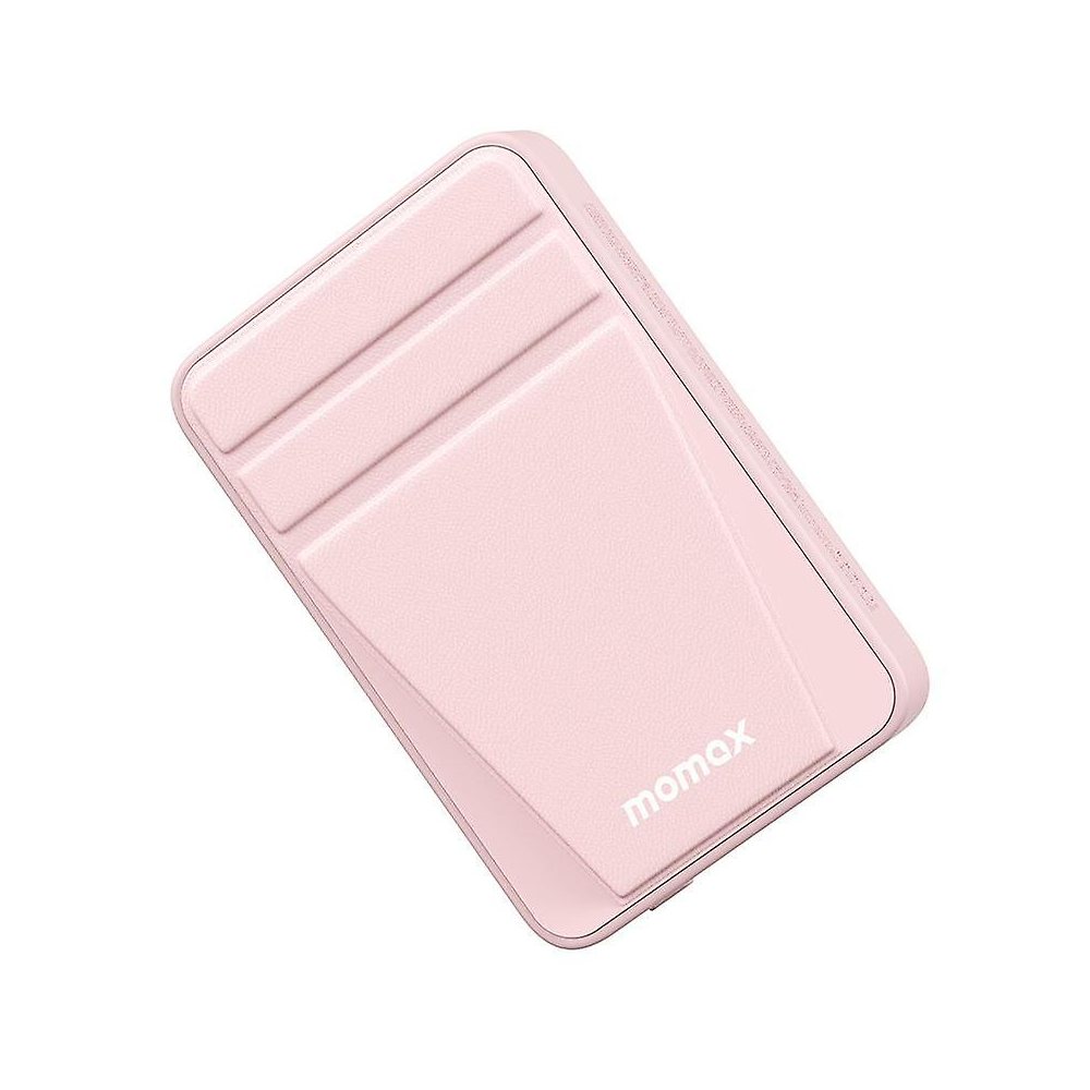 Momax Q.Mag Power 15 Magnetic Wireless Battery Pack with Stand 10000mAh (Pink)