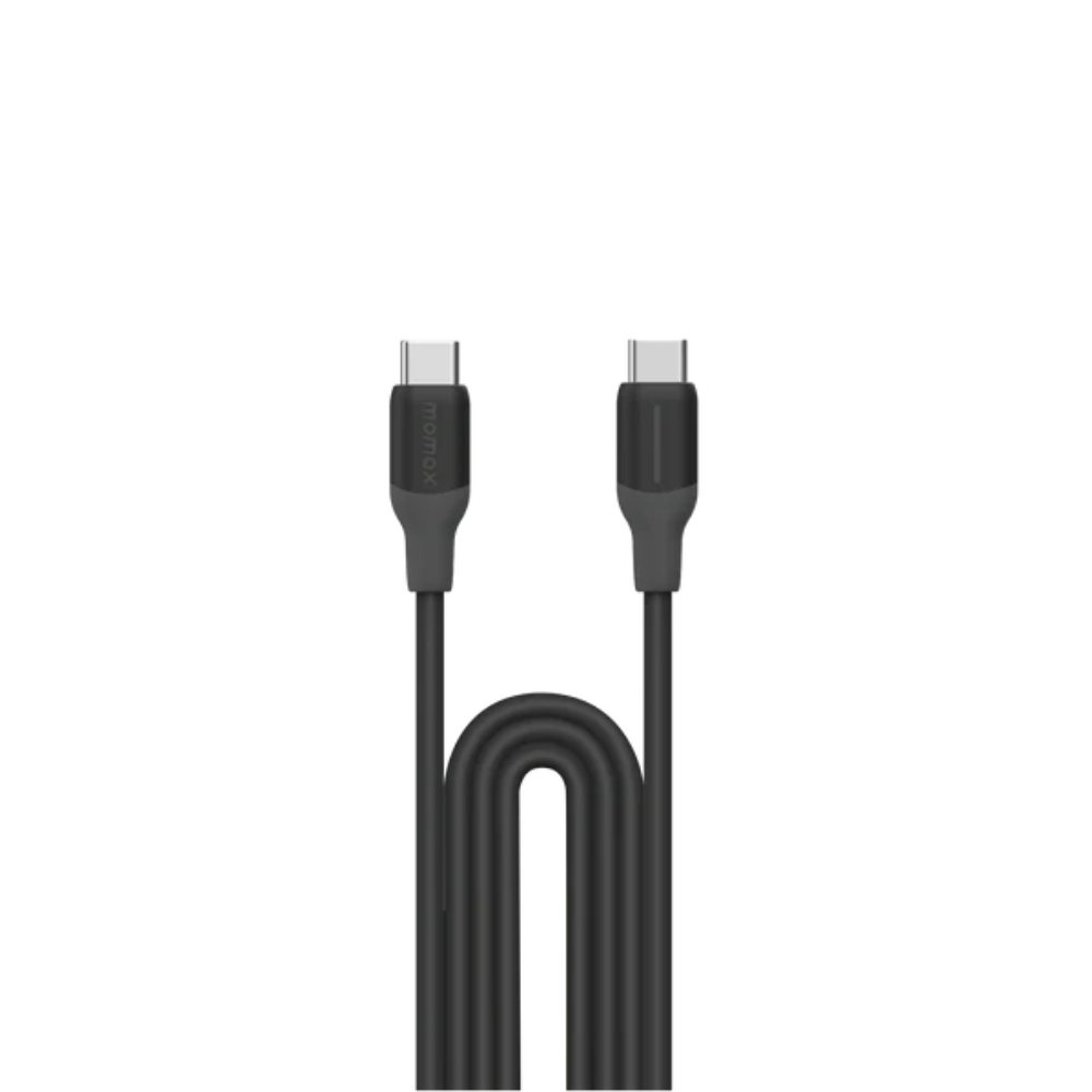 Momax 1-Link USB-C To USB-C (1.2m / Support 60W) Silicon (Black)