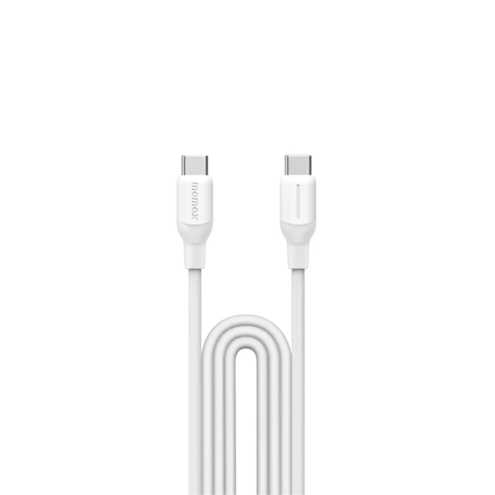 Momax 1-Link USB-C To USB-C (1.2m / Support 60W) Silicon (White)