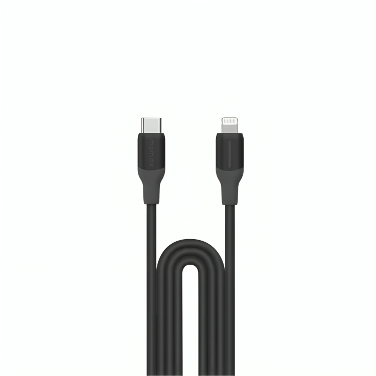 Momax 1-Link USB-C To Lightning (1.2m / Support 35W) Silicon (Black)