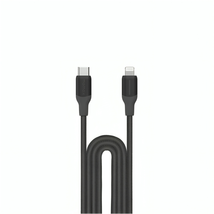 Momax 1-Link USB-C To Lightning (2.0m / Support 35W) Braided (Black)