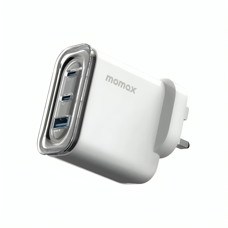 Momax 1-Charge Flow+ PD 80W GaN Wall Charger 3 ports 