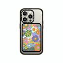 Casetify Magsafe Snappy Cardholder Stand (Groovy Floral)