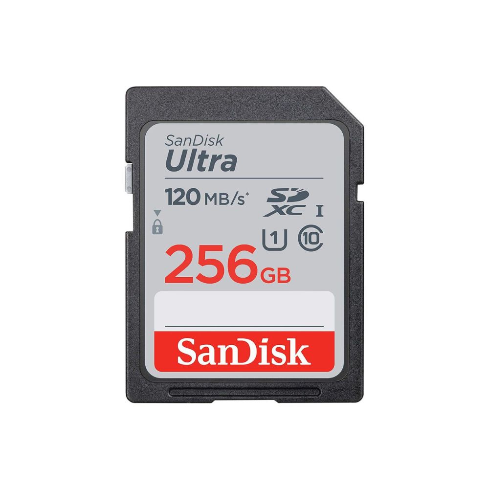 SANDISK ULTRA 256GB SDXC MEMORY CARD 120MB/S