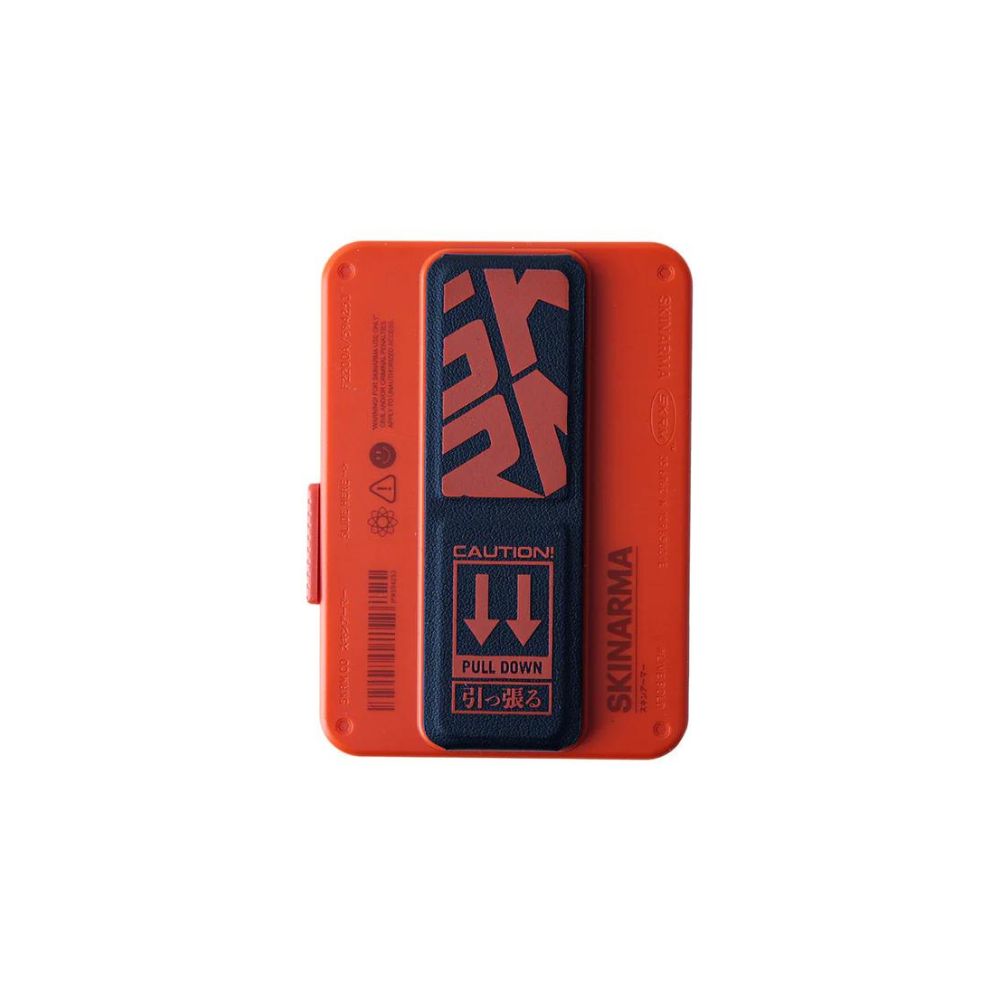 SkinArma Mirage Magnetic Cardholder with Grip-Stand-Spunk (Orange)