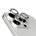 PanzerGlass Hoops Camera Lens Protector for iPhone 15 Pro/15 Pro Max (White Titanium)