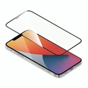 توري واقي شاشة مضاد للبكتيريا لهاتف آيفون 12 برو ماكس (اسود)