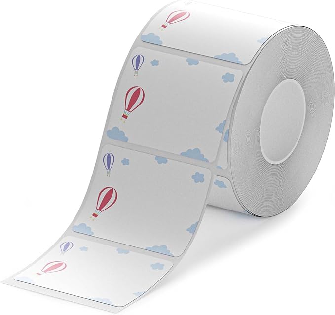 NIIMBOT B21 and B1 Extra Thermal Labels 40*30 mm (Hot Air Balloon)