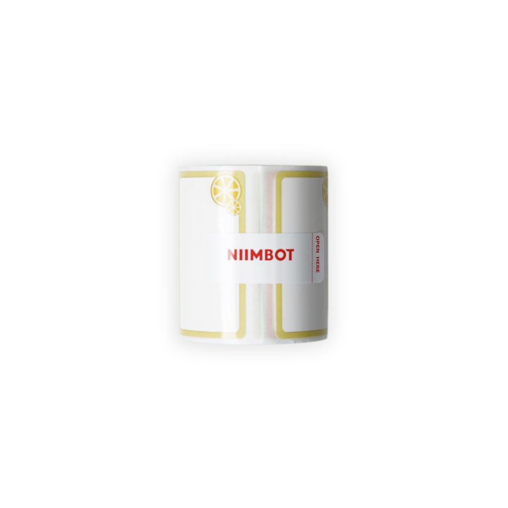 NIIMBOT B21 and B1 Extra Thermal Labels 50*30 mm (Fruit Piece)