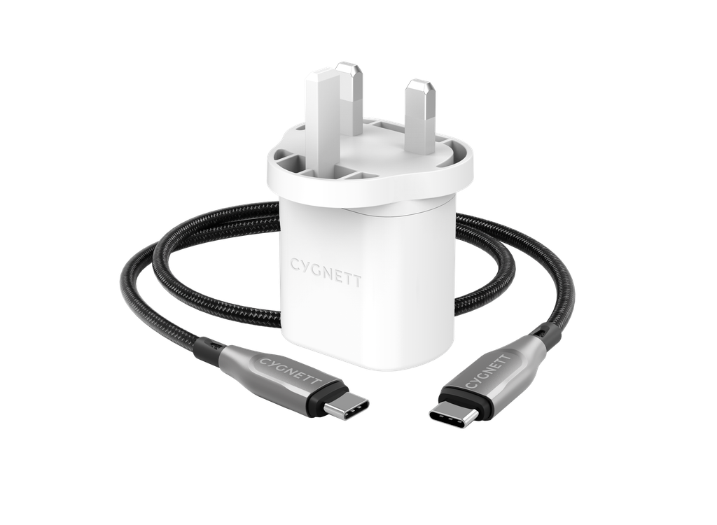 Cygnett PowerPlus 20W Wall Charger Armoured C-C (White)