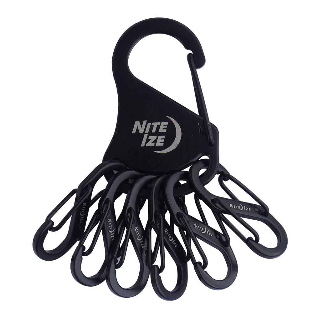 NiteIze KeyRack Steel - S-Biner® (Black)
