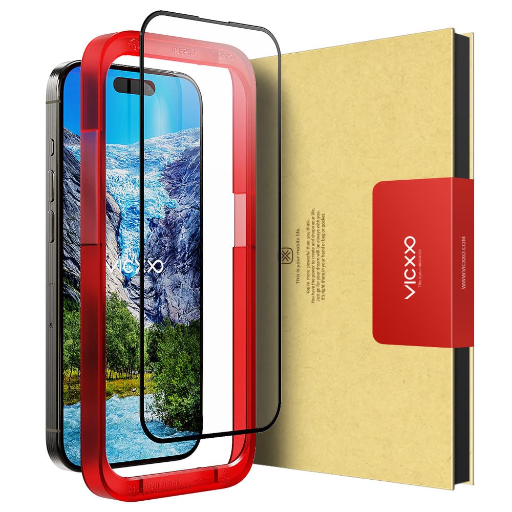 Vicxxo Screen Protector 4D for iPhone 14 Pro Max (Clear)