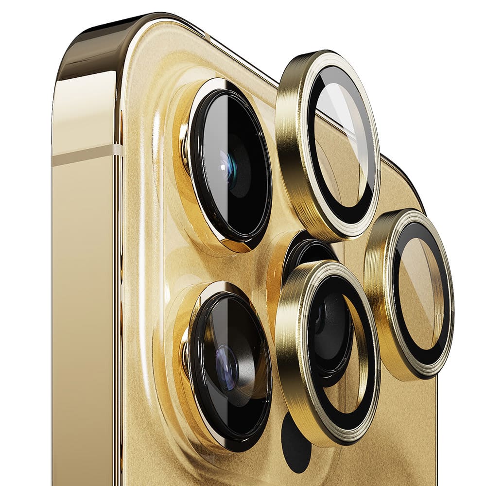 Vicxxo Camera Lens 2.5CX for iPhone 14 Pro/Pro Max (Gold)