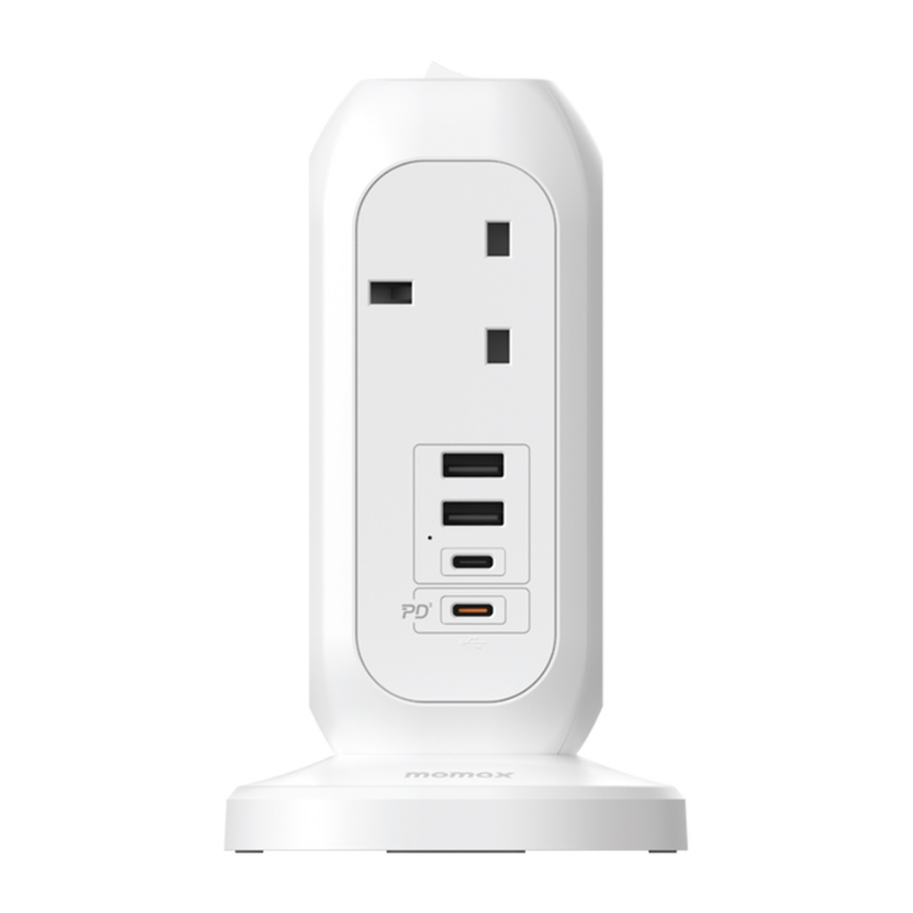 Momax ONEPLUG 7-Outlet Power Strip With USB 