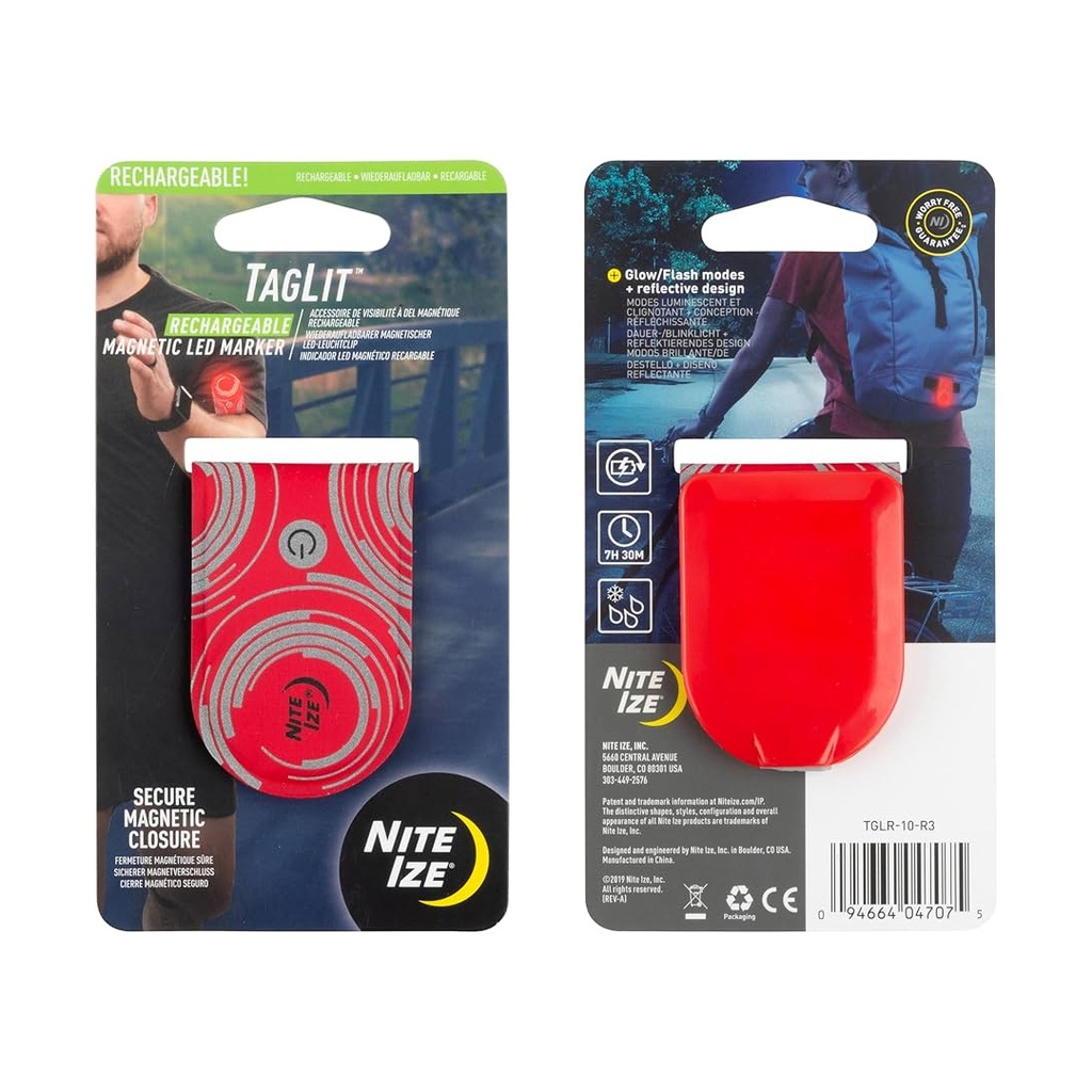 NiteIze TagLit Magnetic LED Marker Safety Light, One Size