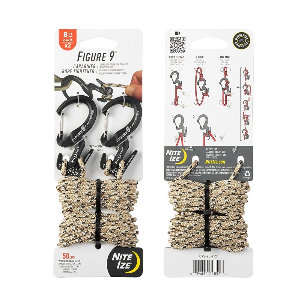 NiteIze Figure 9 Carabiner Rope Tightener