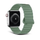 Decoded Silicone Magnet Traction Loop Strap Lite for AppleWatch 45/44/42mm (Sage Leaf Green)