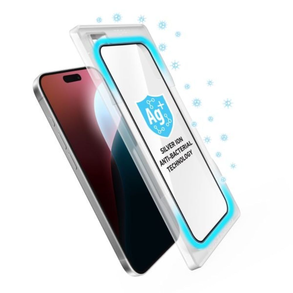 Torrii Bodyglass Anti-Bacterial Screen Protector For iPhone 16 Pro (Full Coverage)