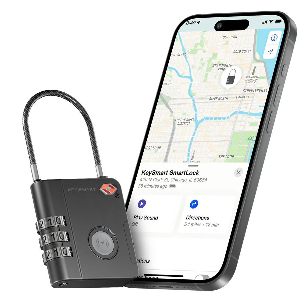 KEY|SMART SmartLock TSA Approved Find My Lock