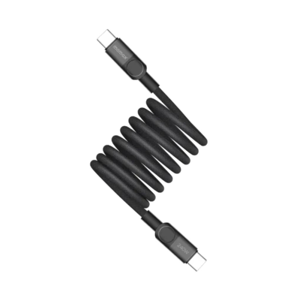 Momax Mag.Link 240W USB-C to USB-C Magnetic Cable 2m (Black)