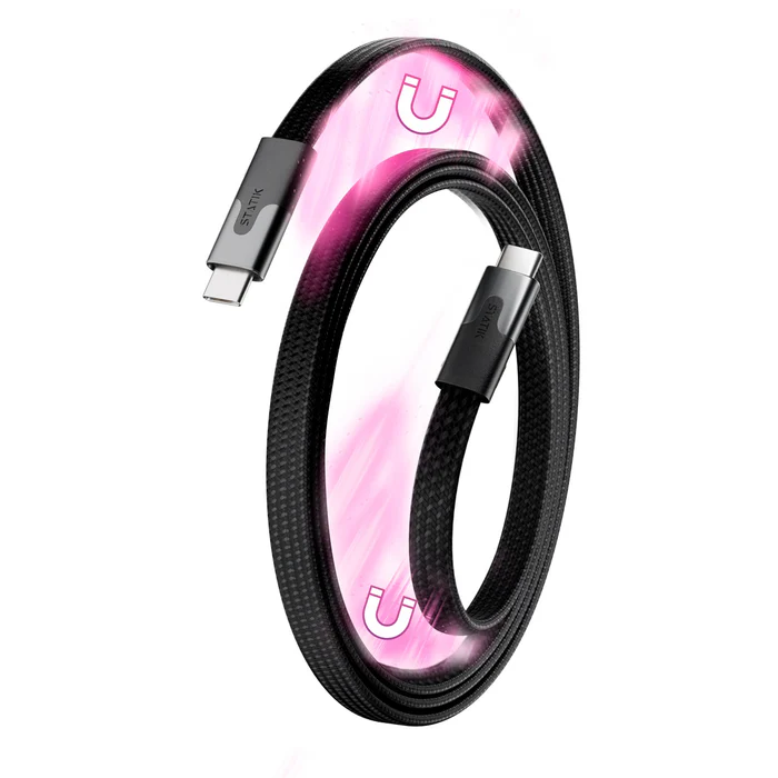 Statik MagStack Slim Pro Cable USB-C to USB-C 1M (Black)