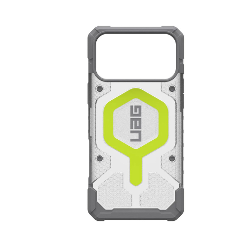 UAG Pathfinder Clear Magsafe Case for iPhone 17 Pro (Neon)