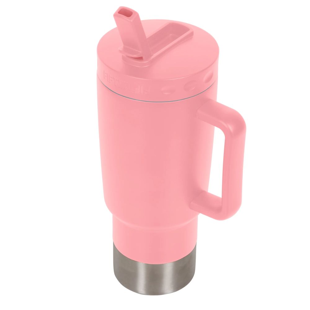 Fifty Fifty Insulated Mug 887ML (Rose Pink)