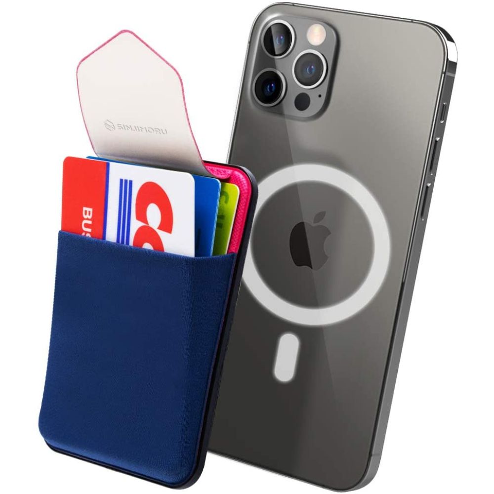 Sinjimoru M-Flap Magnetic Wallet (Navy)