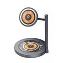 Momax 1-Charge Q.Port Qi2 3-in-1 Magnetic Wireless Charging Stand (Titanium)