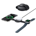 Anker MagGo Wireless Charging Station (3-in-1, Foldable Pad) with Adapter and Cable (Black)