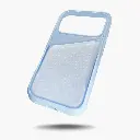 Ninja Labs Flex Pouch for iPhone 17 Pro Case (Baby Blue/Clear)