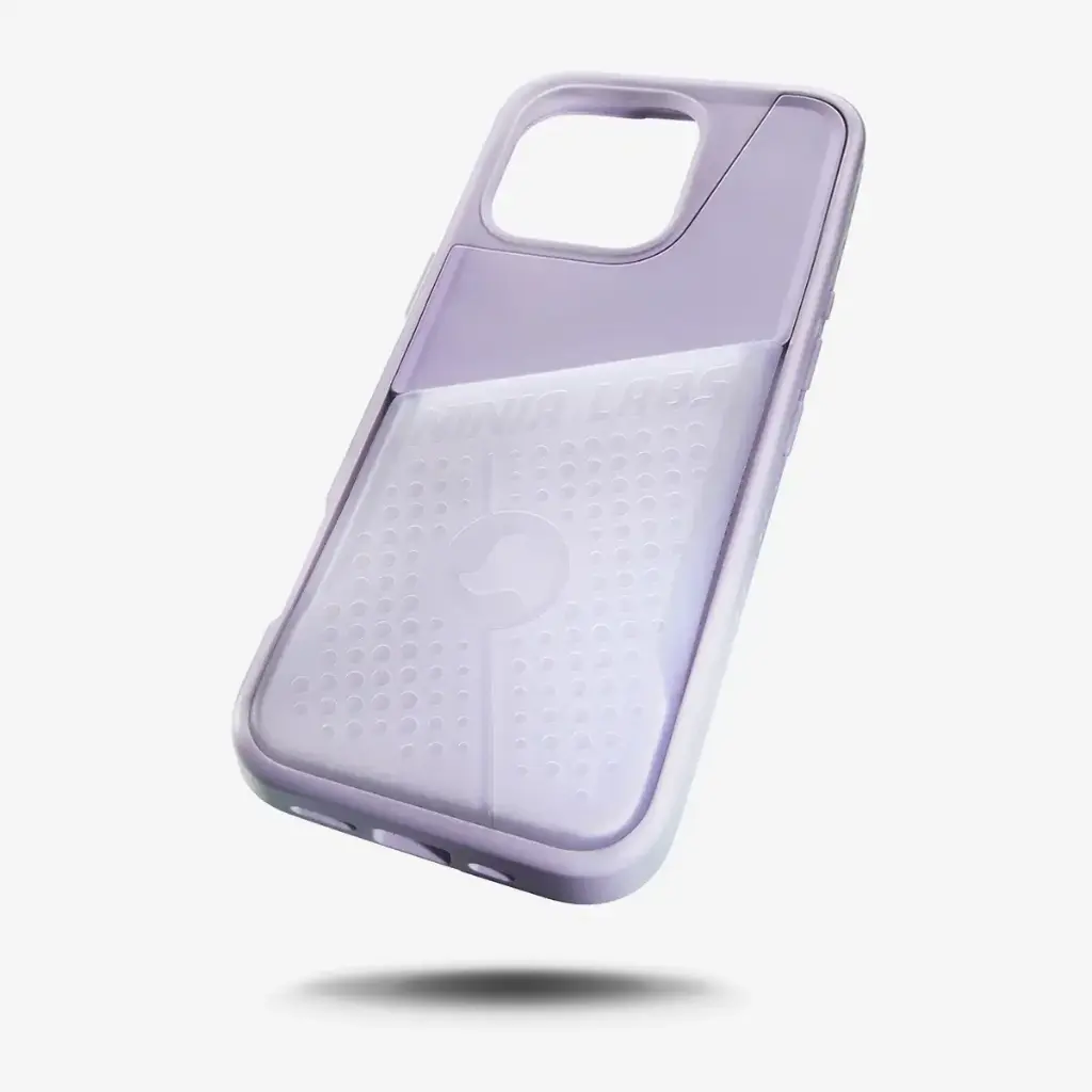 Ninja Labs Flex Pouch for iPhone 14 Pro Case (Lavender/Clear)