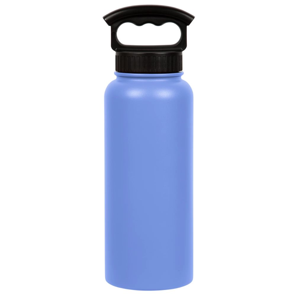 Fifty Fifty Vacuum Insulated Bottle 3 Finger Lid 1L (Periwinkle)