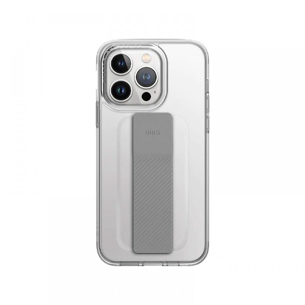 Uniq Hybrid Heldro Mount Series for iPhone 14 Pro (Lucent Clear)