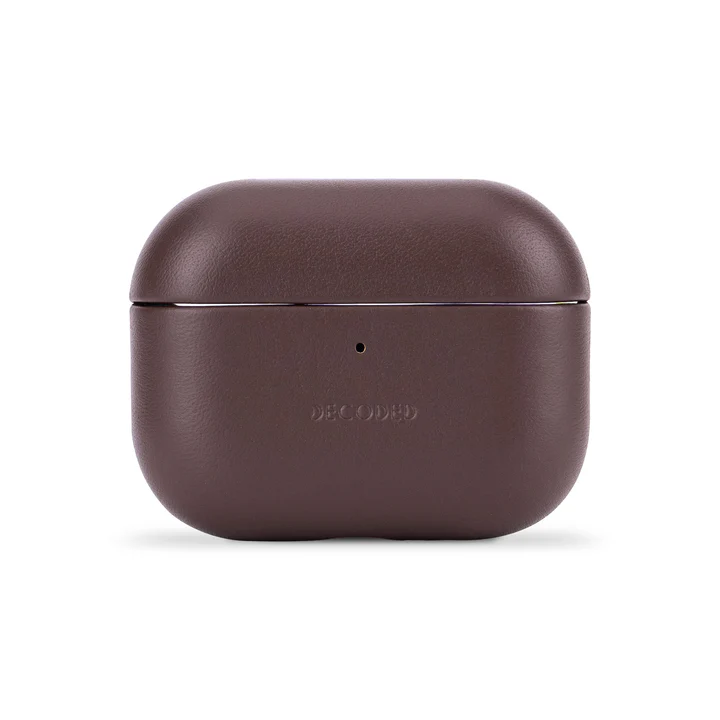 Decoded Leather Case for AirPods Pro 3 (Chocolate)