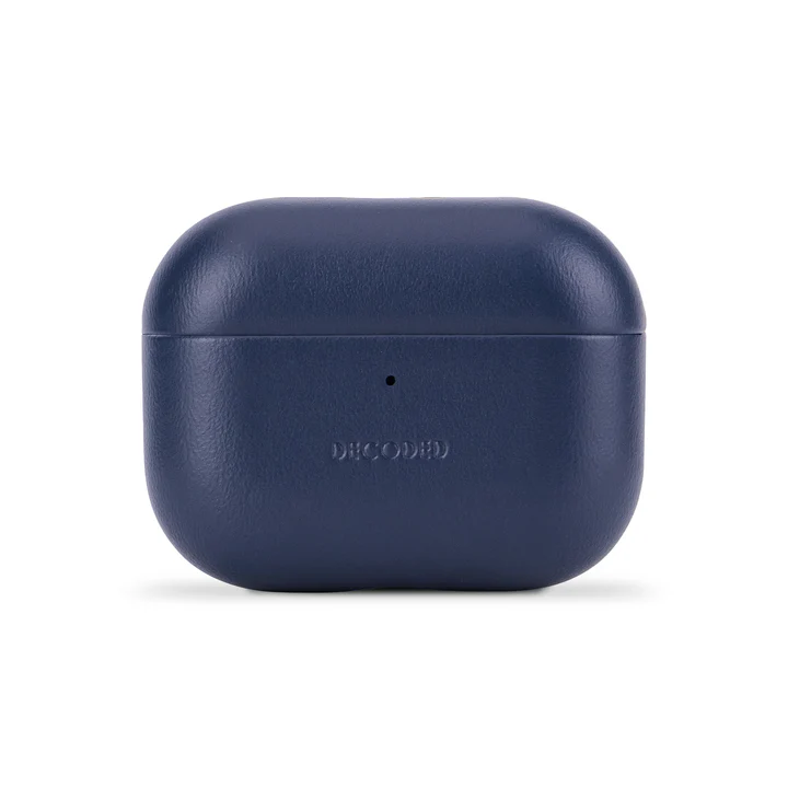 Decoded Leather Case for AirPods Pro 3 (Navy)