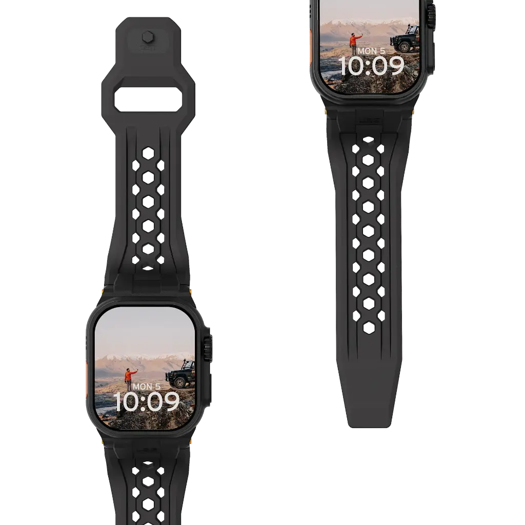 UAG Monarch Strap for Apple Watch 49/45/44/42 (Black)