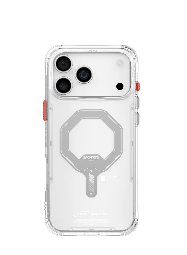SkinArma Saido MagSafe Case for iPhone 17 Pro (Clear)