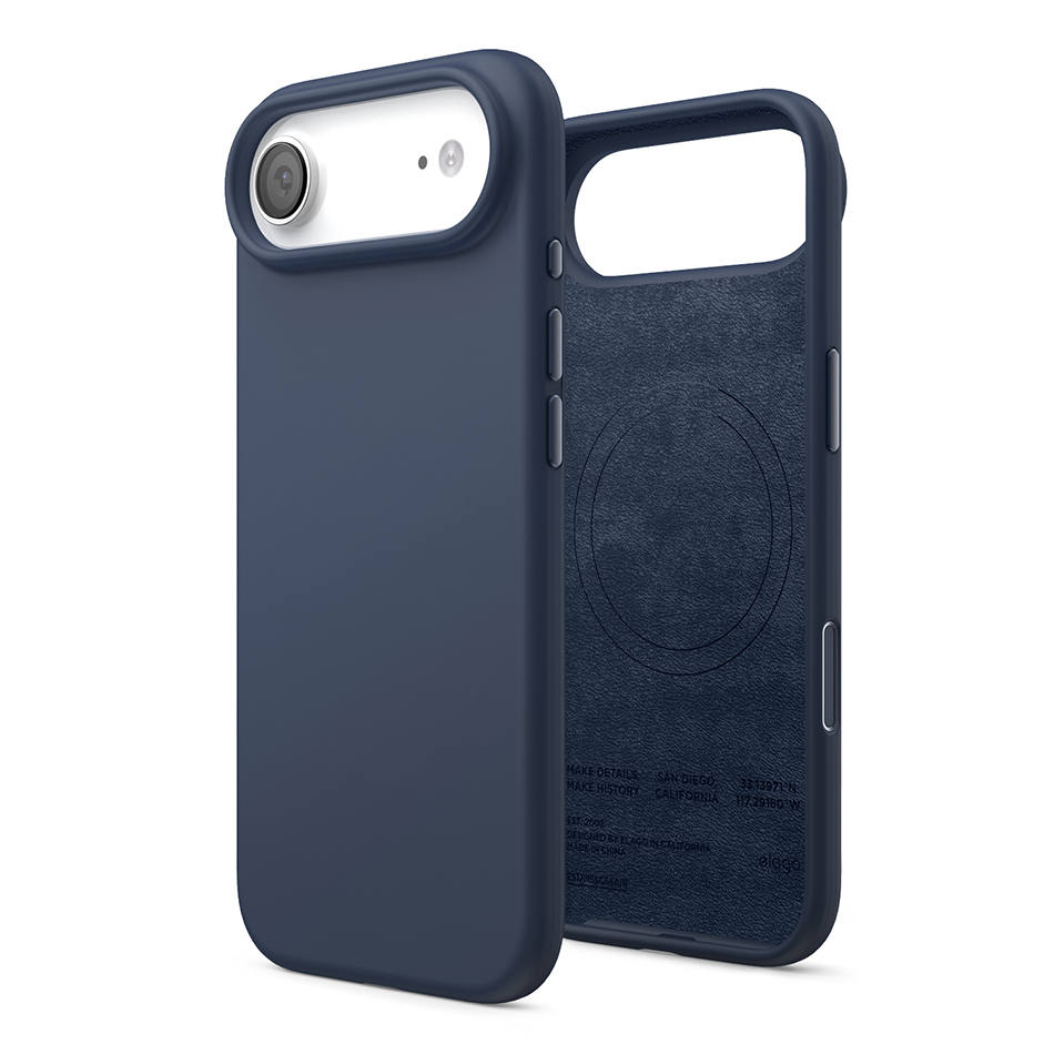 Elago Magnetic Silicone Case for iPhone 17 Air (Jean Indigo)