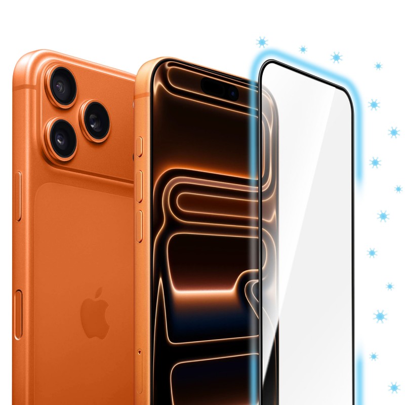 Torrii  Anti-bacterial Full Coverage for iPhone 17 Pro /16 Pro