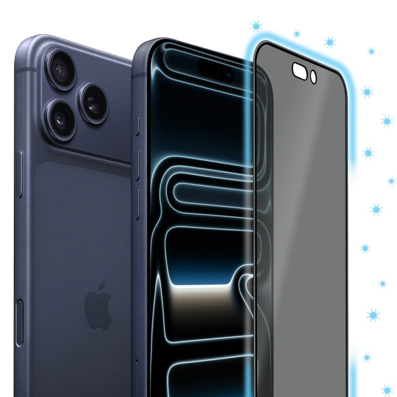 Torrii Anti-bacterial BodyGlass for iPhone 17 Pro Max (Privacy)