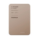 Momax 1-Power F.Pass+ 5000mAh Battery Pack with Built-in Cable and Magnetic attachment (Desert Titanium))