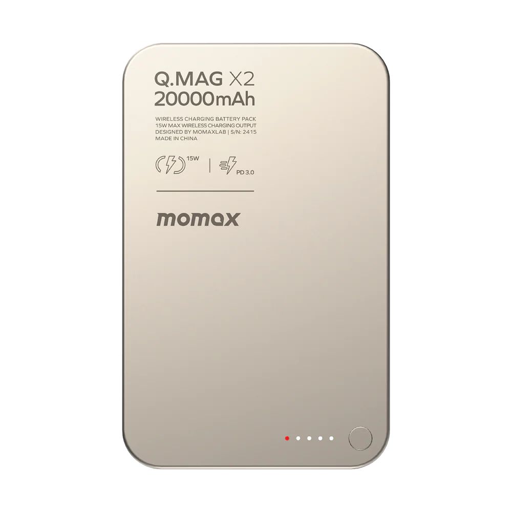 Momax Q.Mag X2 35W 20000mAh wireless battery pack (Titanium)